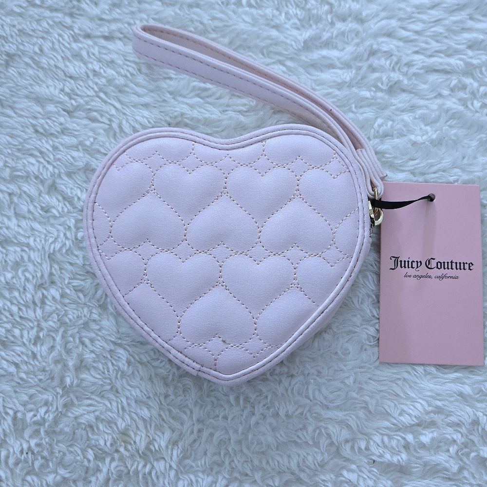 Juicy🍊 Couture "Flawless Heart❤" Zip Around Coin🪙 Purse - NWT - Picture 2 of 16